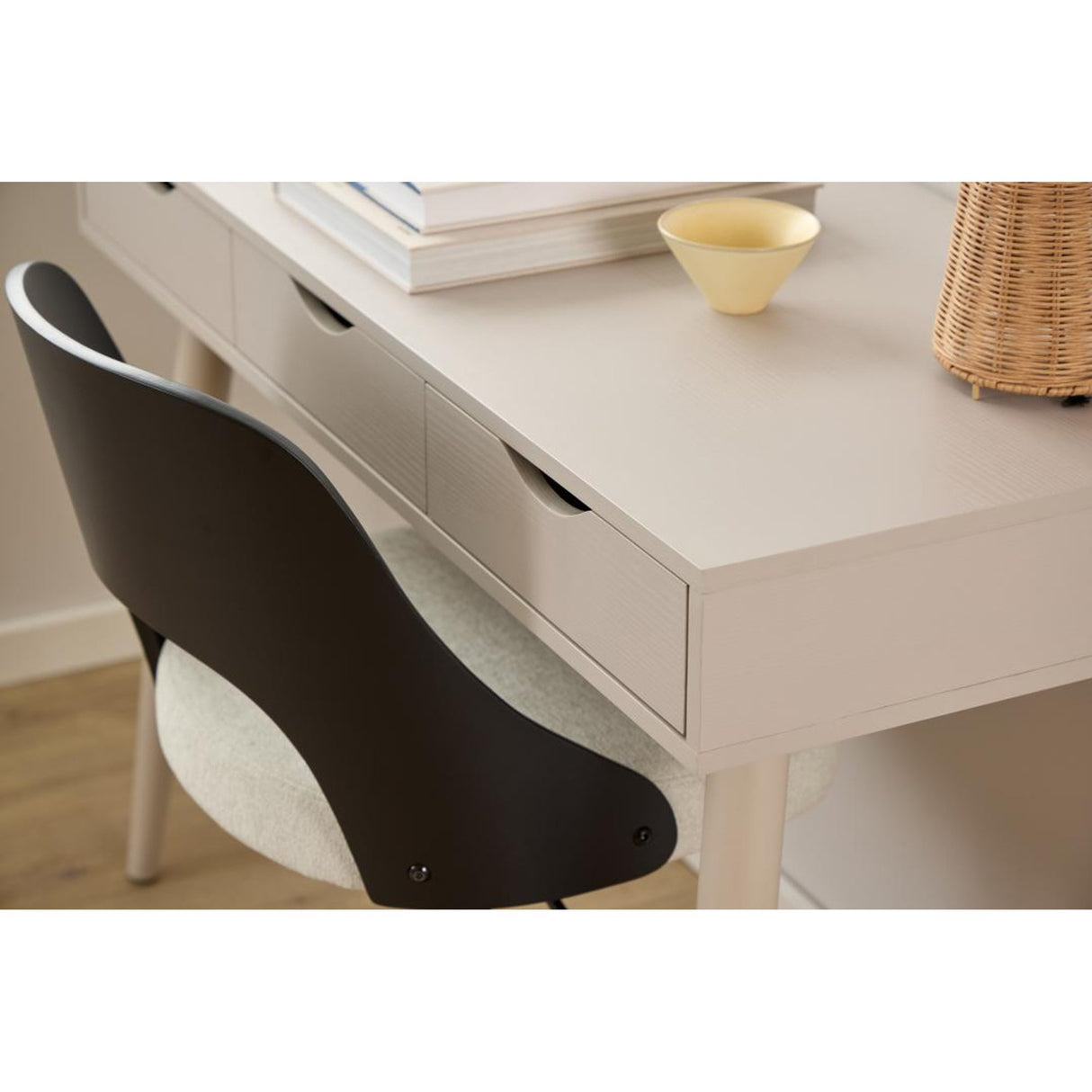 Dina Skrivbordsstol Svart/Beige