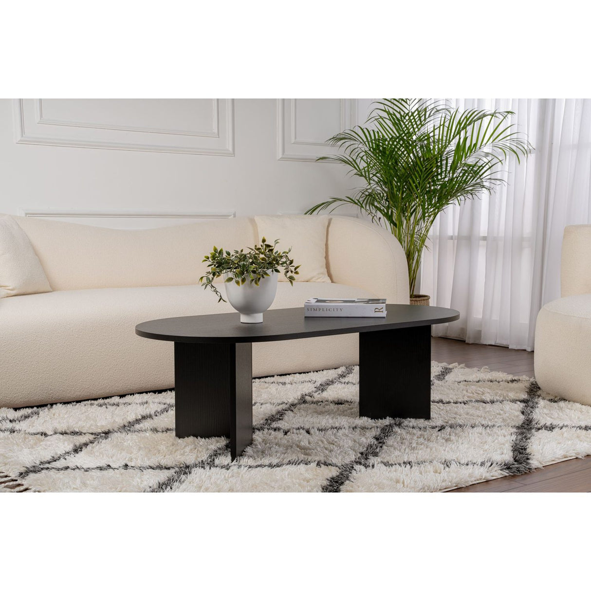 Trentino Soffbord Wood Black