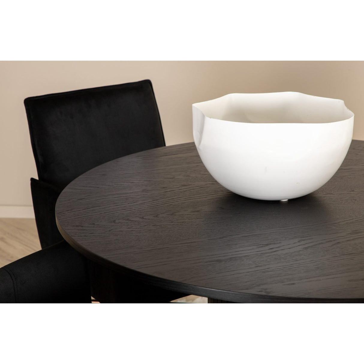 Bianca, Petra Rund matgrupp Svart,Koppar, Svart, ⌀110