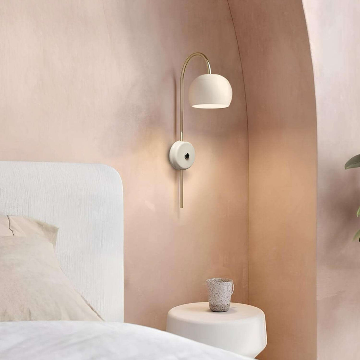 Dubrovnik (H 63 cm) Creme Vägglampa