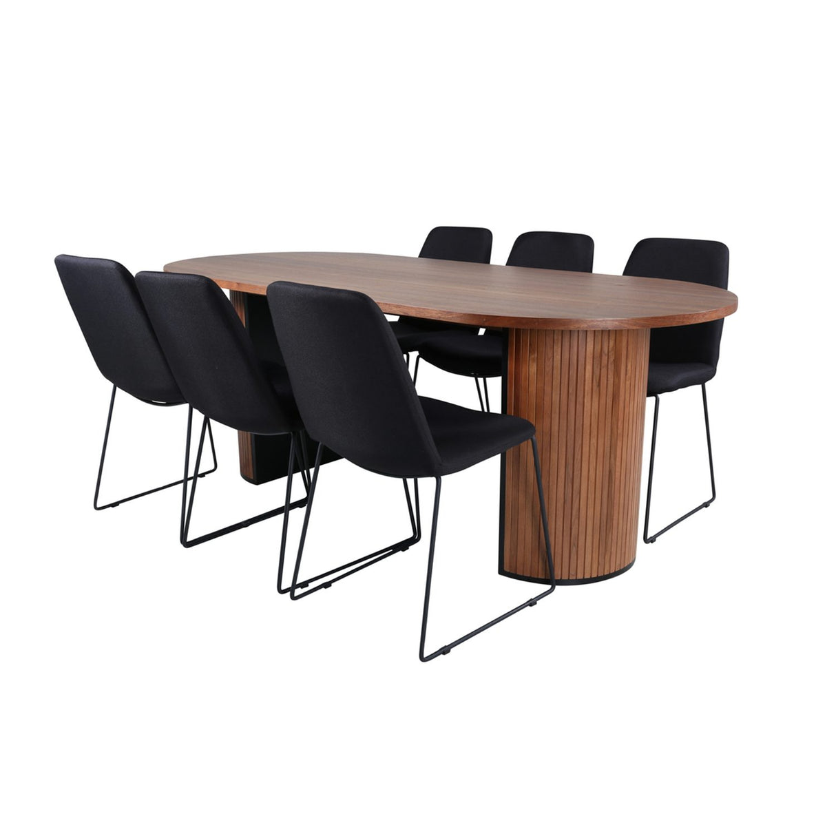 Bianca, Muce Oval matgrupp 200x90x75