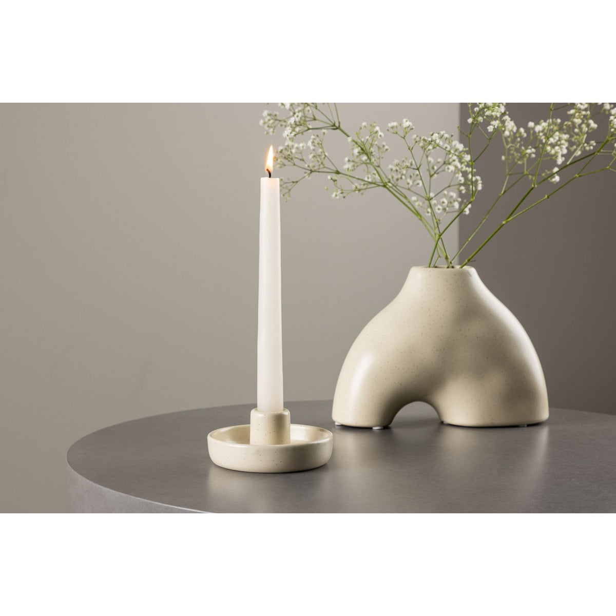 Otis Ljusstake Beige
