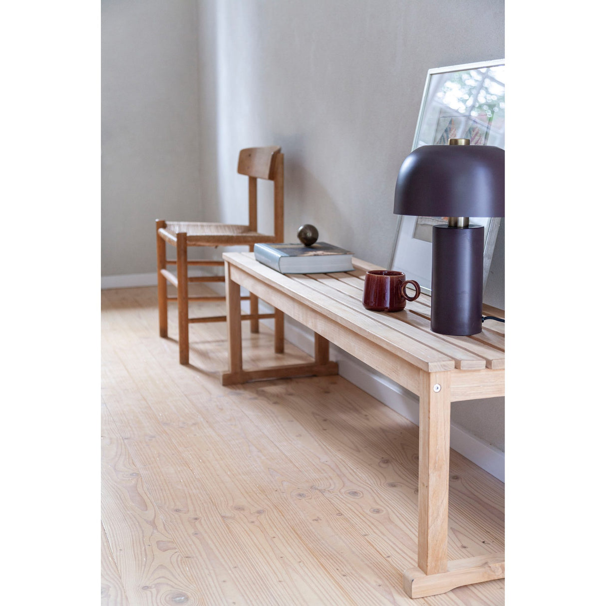 Vega Teak Trädgårdsbänk 150x40 cm - 3 personer