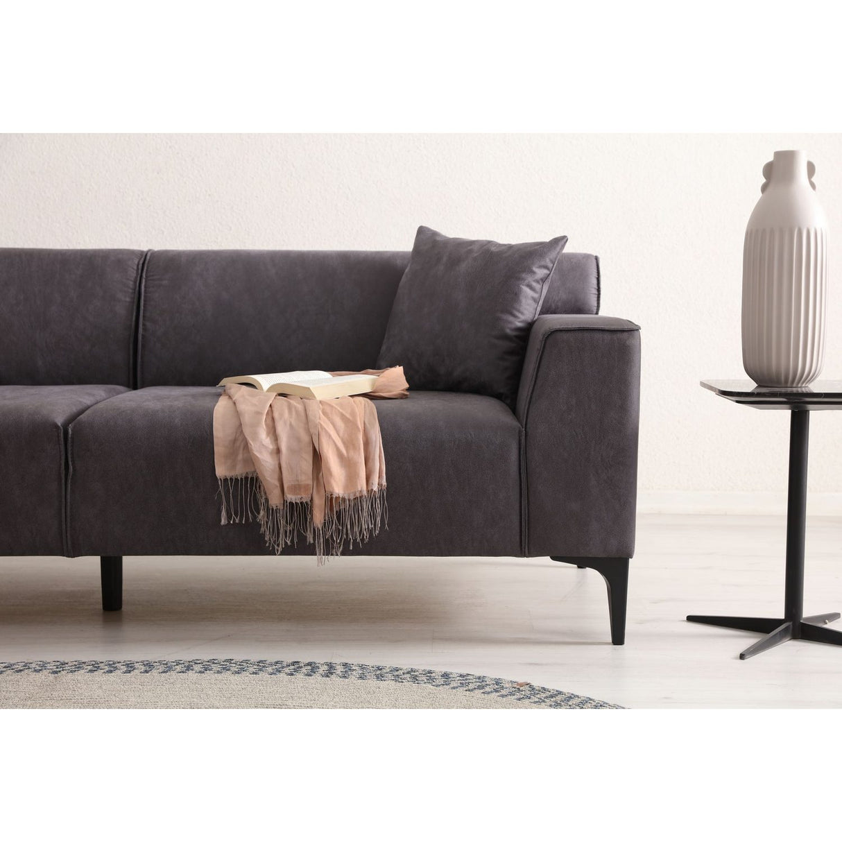 Piccolito 3-sits soffa Antracitgrå