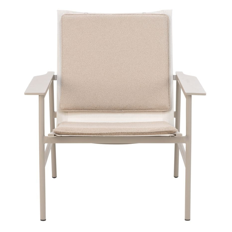 Soro Loungefåtölj Khaki/Teddy Beige