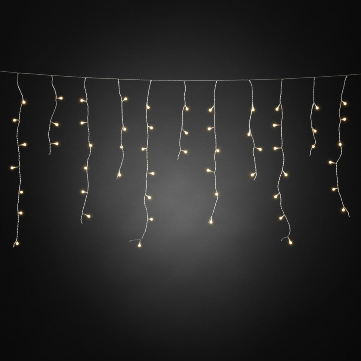 Istapp Cherry LED transparent kabel 30V/IP44 Ljusslinga Ute 400 Lampor (10.27m), Varmvit
