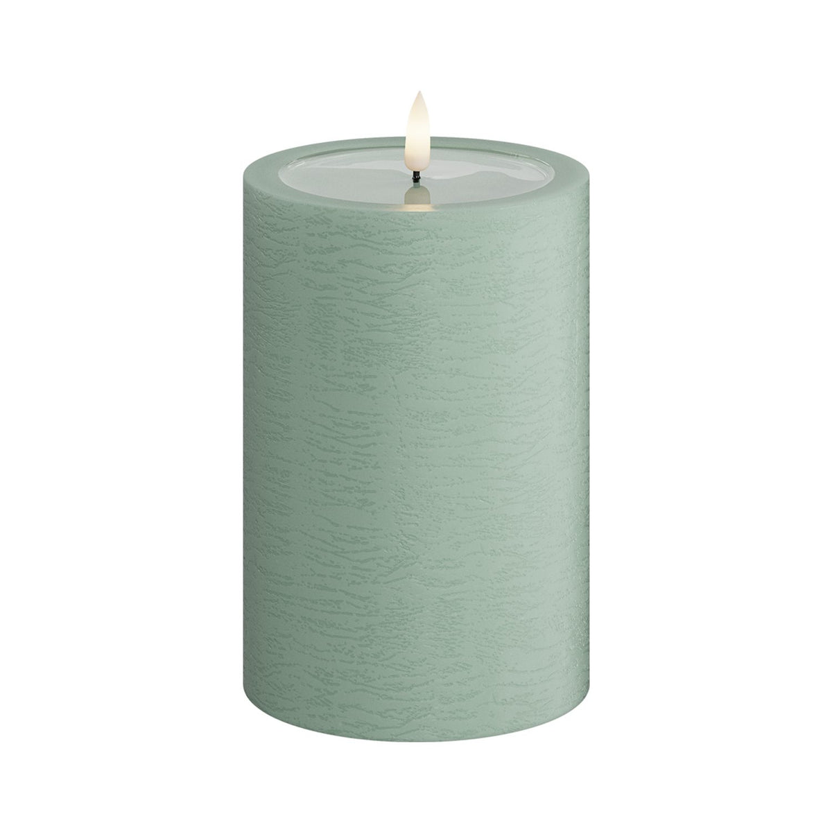 Unique led blockljus sage green LED-blockljus 10x15 cm