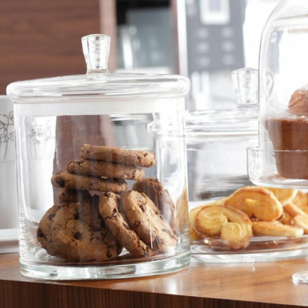 Top med lock 1,5l Glasburk