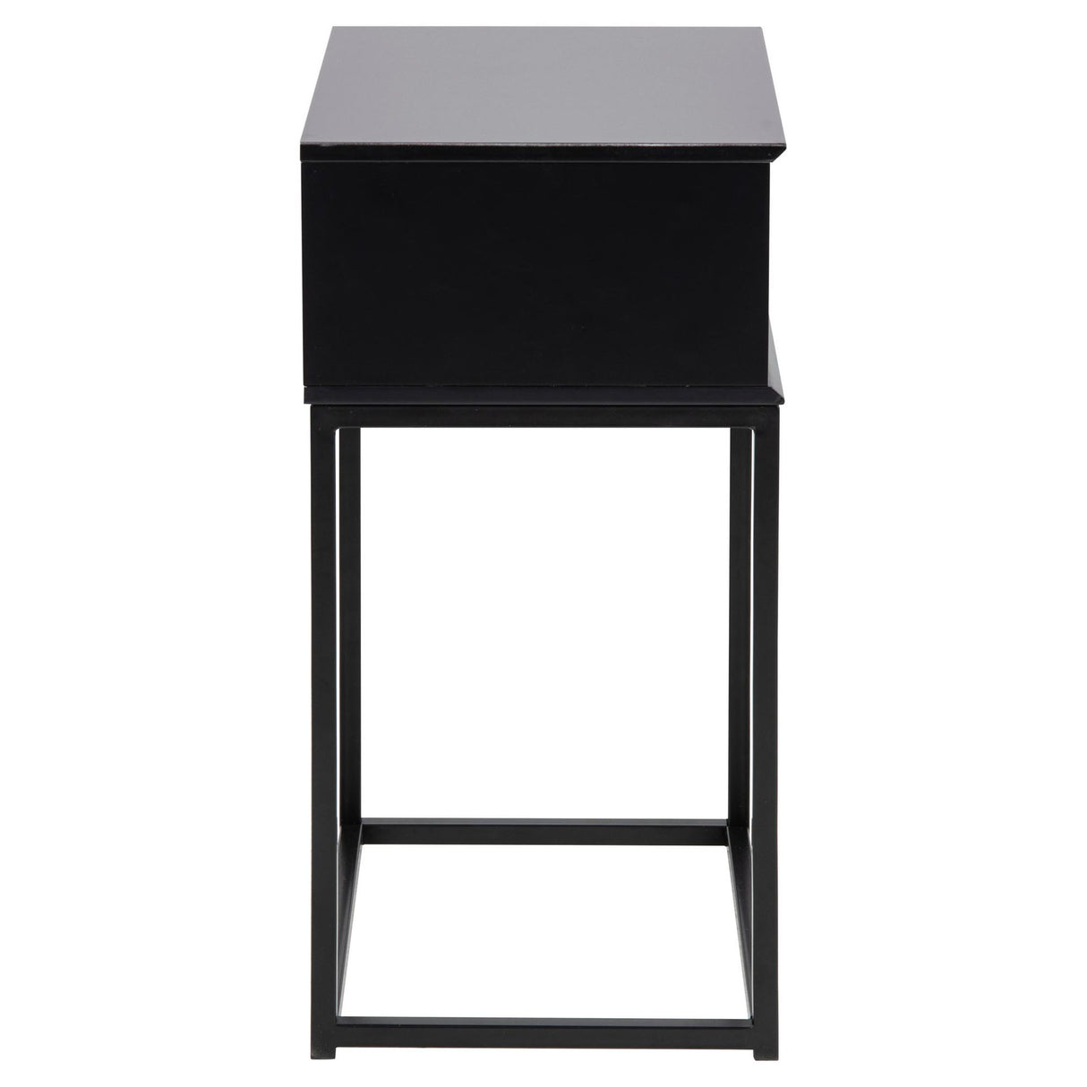 Kirkenes Sängbord 61x40x30 cm Svart