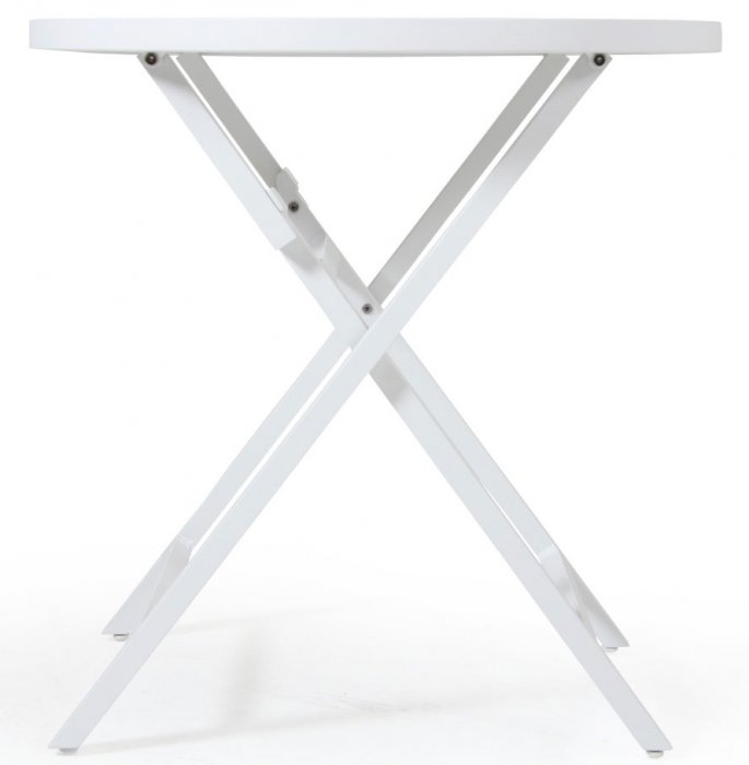 Wilkie Fällbord 72 cm Rund Vit