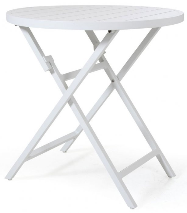 Wilkie Fällbord 72 cm Rund Vit