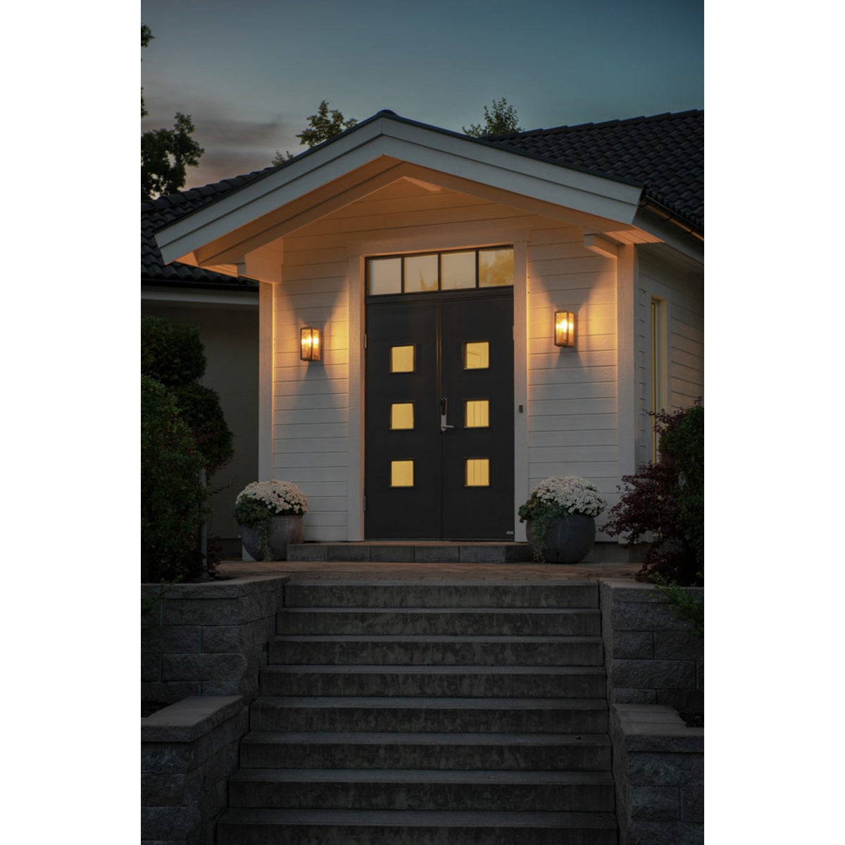 Carpi E27 Vägglampa Ute Mässing, Liten (12.5 cm)