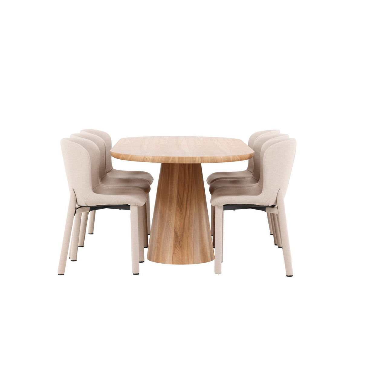 Stjärnö, Astoria Oval matgrupp Beige, Natur, 200 x 90