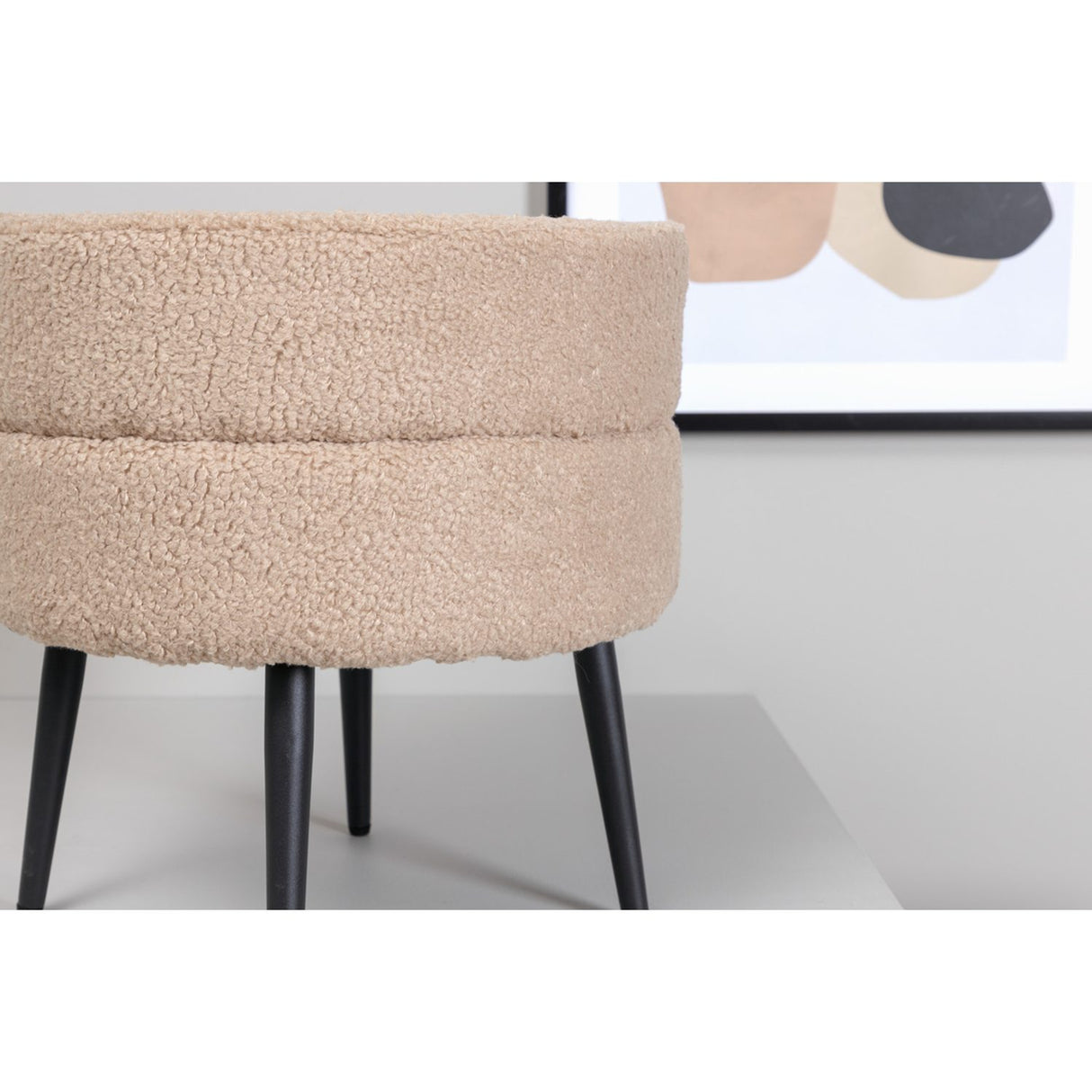 Pot Puff Beige, Polyester teddy