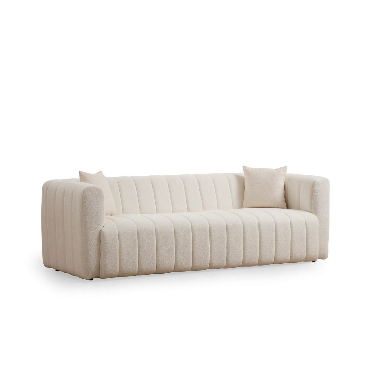 Vilnius 3 (225 x 90 x 75 cm) Creme 3-sitssoffa