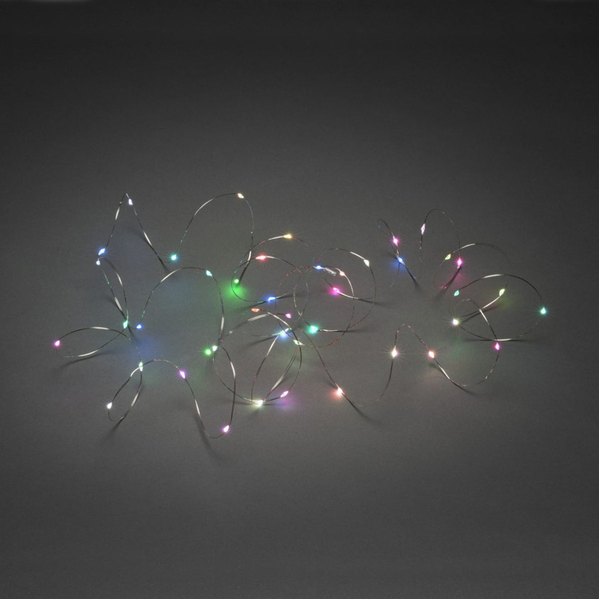 RGB Micro LED Färgskiftande Ljusslinga Inomhus 50 Lampor (4.9m)