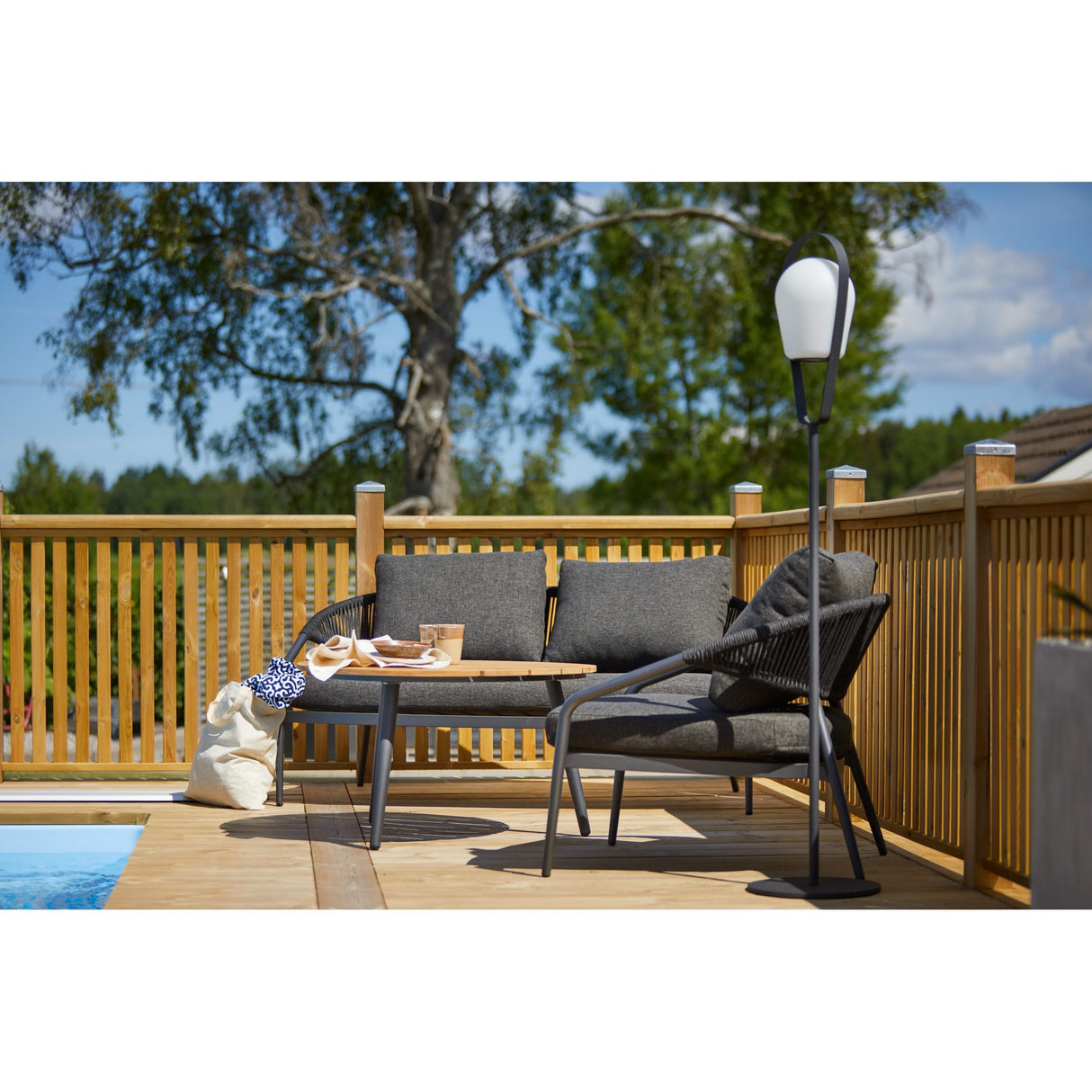 Ekeryd Utebord Ø80 cm Natur