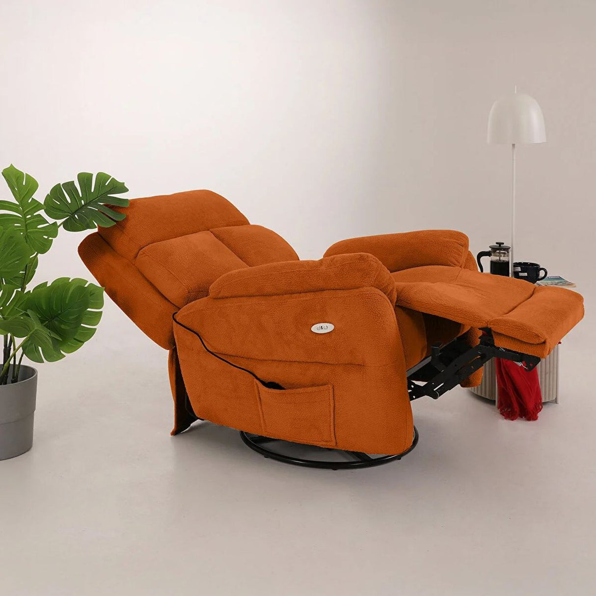 Angela Electric Reclinerfåtölj Tegelröd