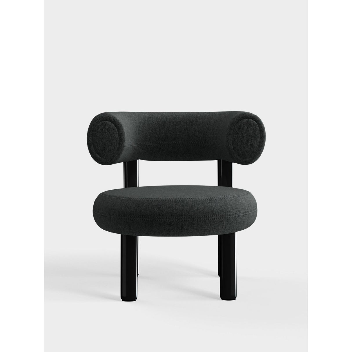 Fat Loungestol Melange Nap Dark Grey BLS
