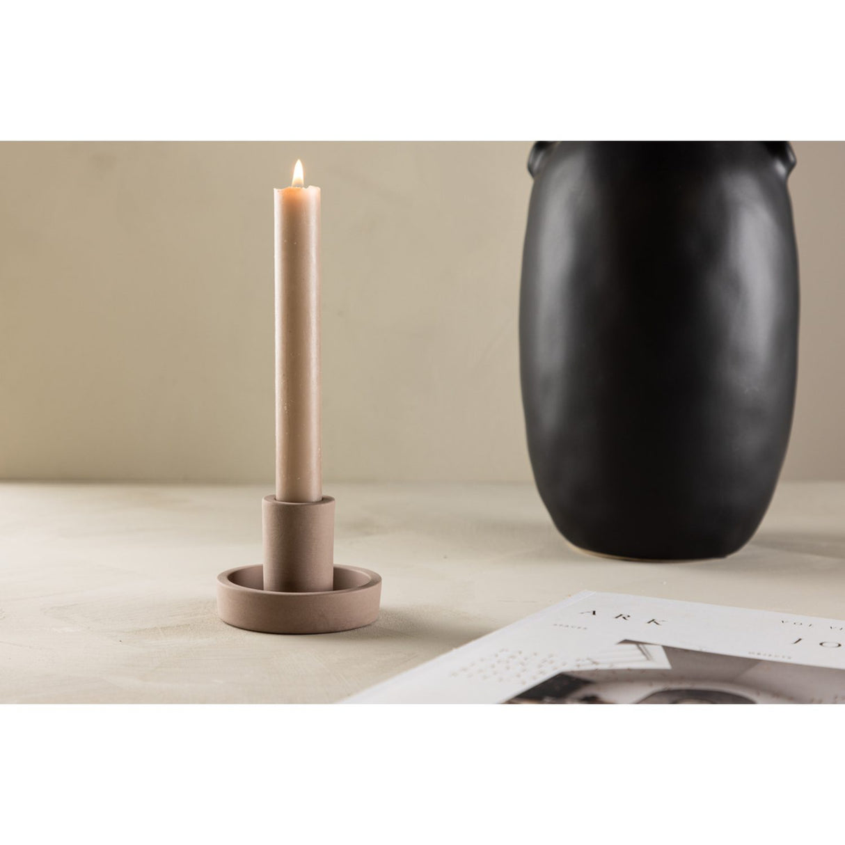 Ceco Ljusstake Brun, Color Clay