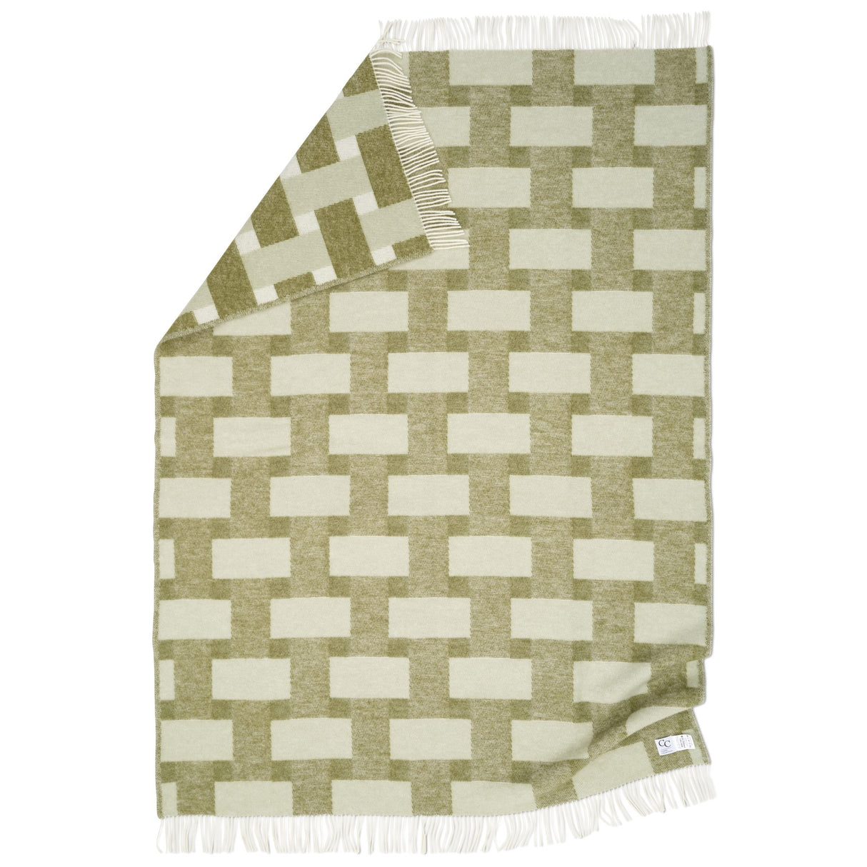 Weave 130x180 cm Pläd Grön