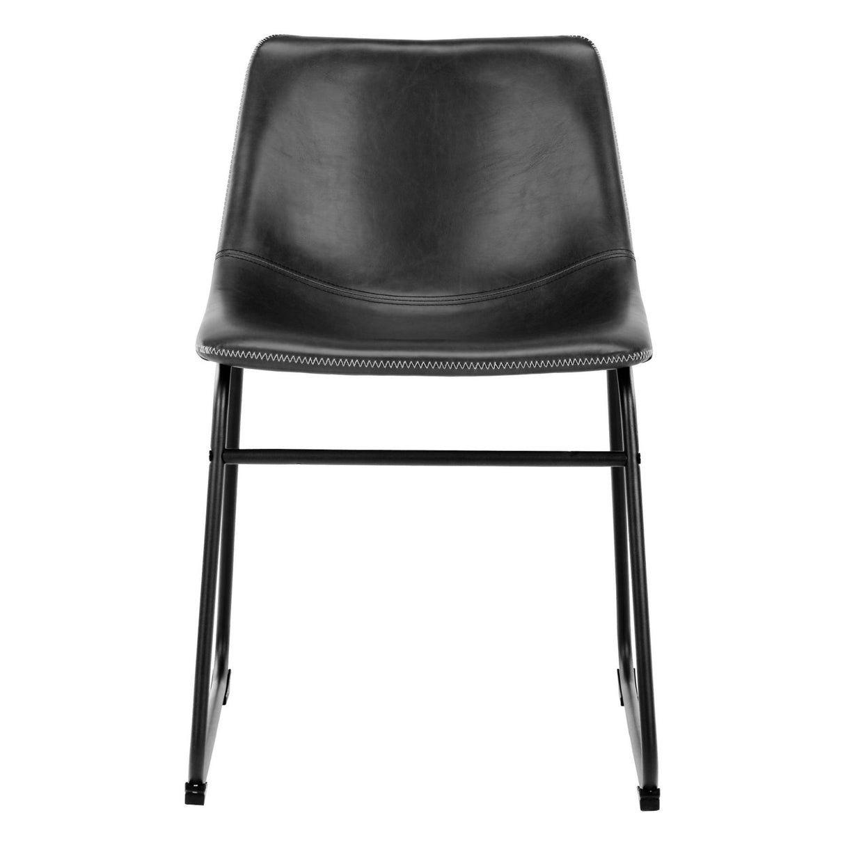 Mathilde Matstol PU Vintage Svart