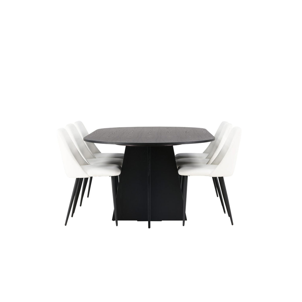 Bootcut, Night Oval matgrupp Svart,Vit, Svart, 230 x 115