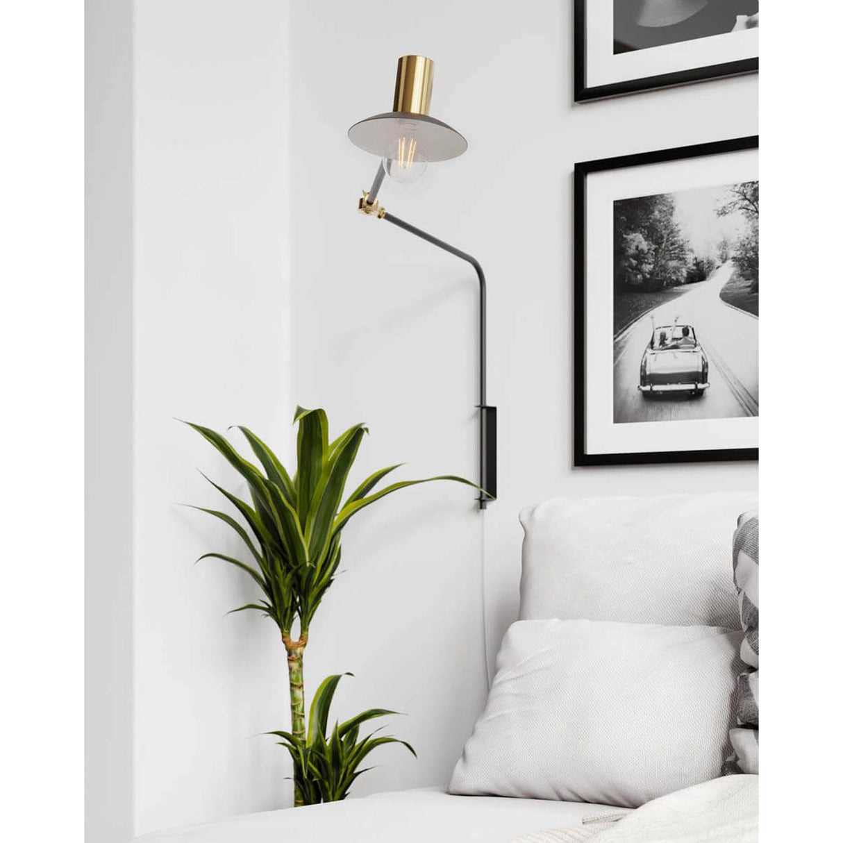 Quinn Vägglampa Lång