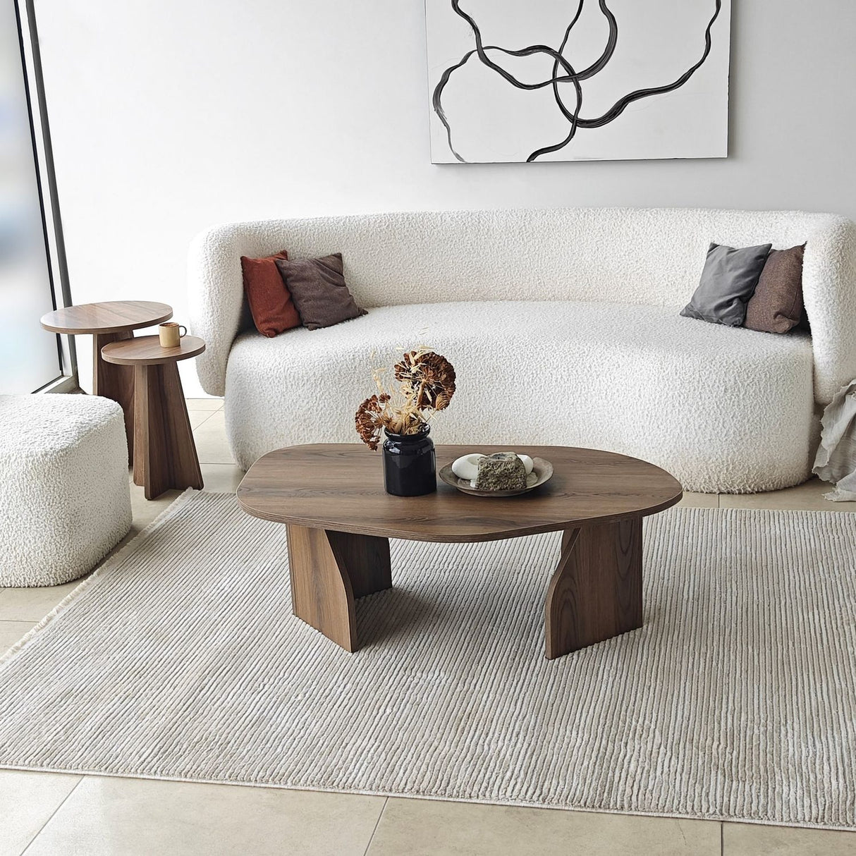 Nova (100 x 35 x 60 cm) Soffbord Valnöt