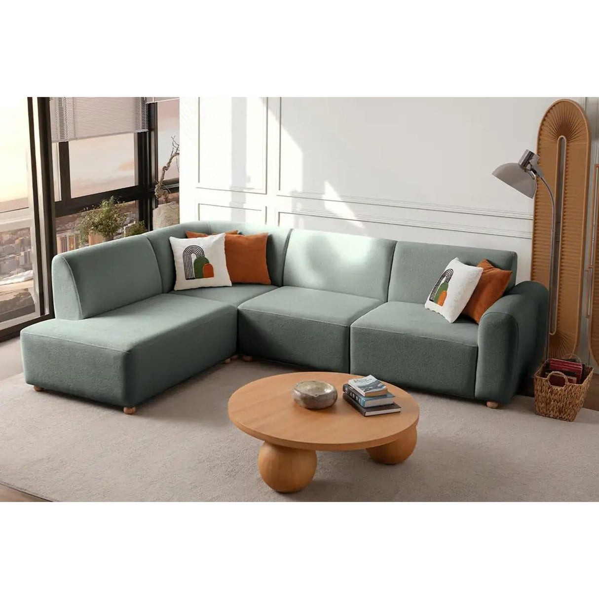 Zin Divansoffa Sea Green, Vänster