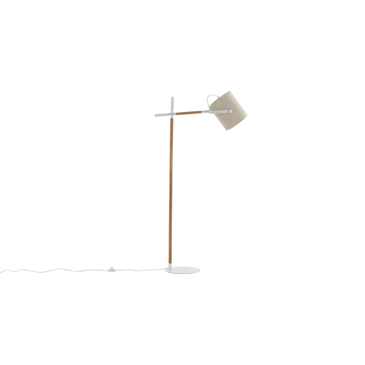 Dennis Golvlampa Beige, Vit