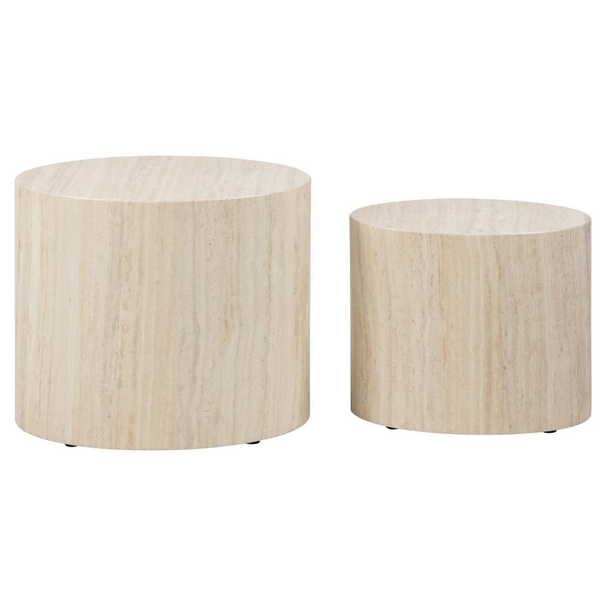 Cenon Satsbord 40x33x48 cm Travertin