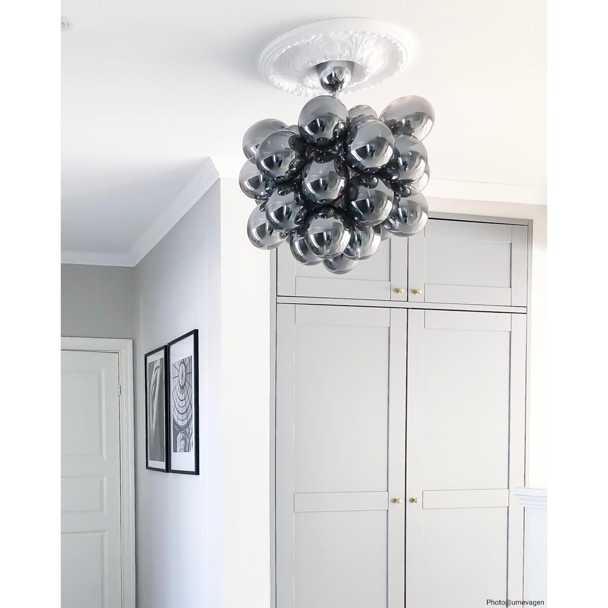 Gross Grande Taklampa Rökgrå