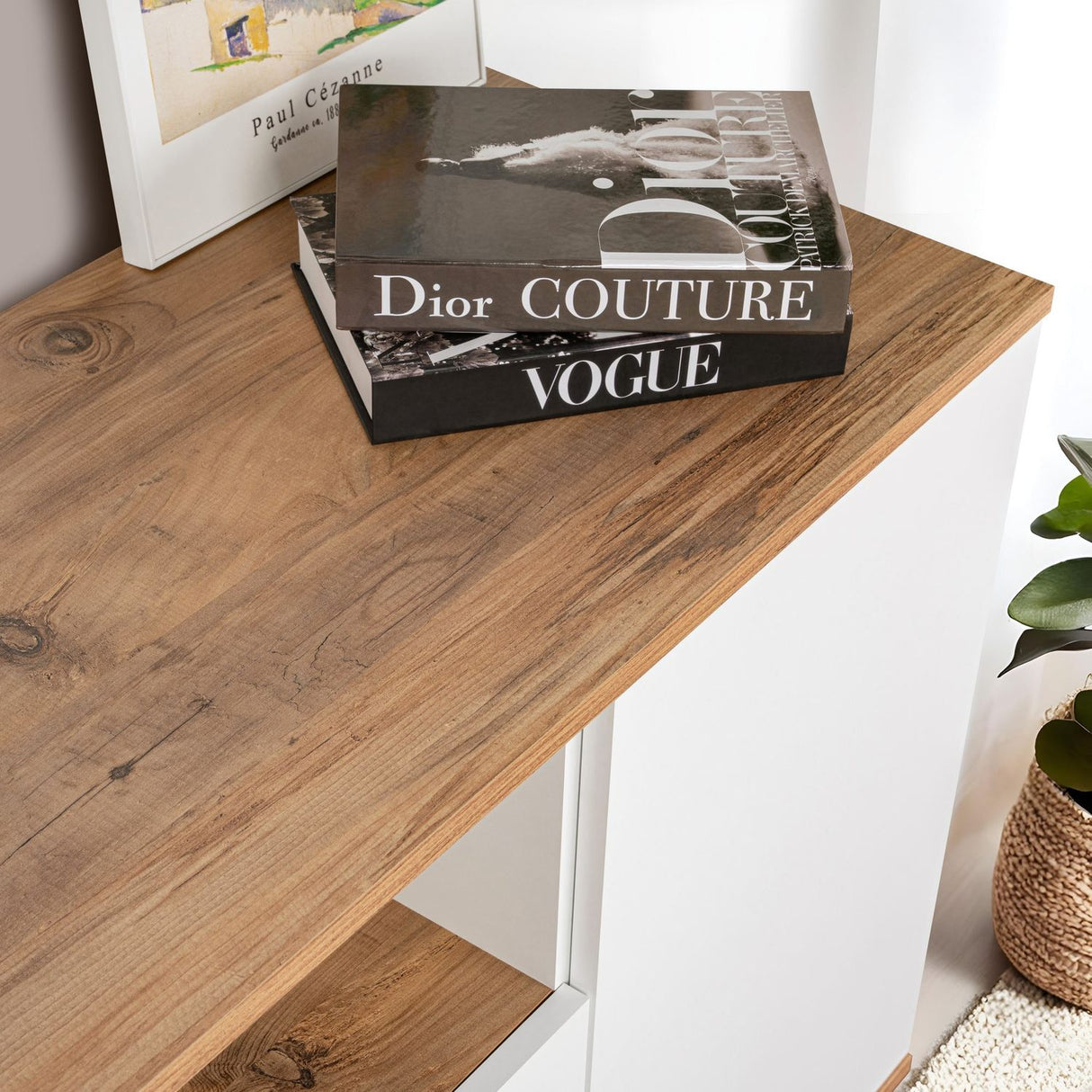 Asprilla Konsolbord Vit / Atlantic Pine