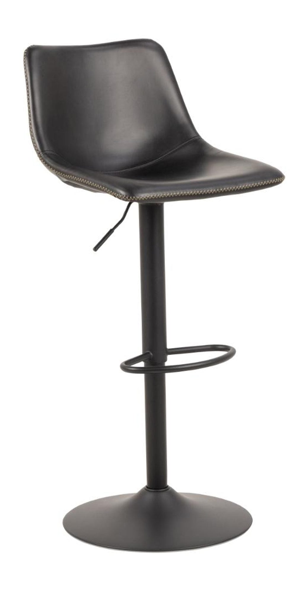 Mathilde Barstol PU Vintage Svart