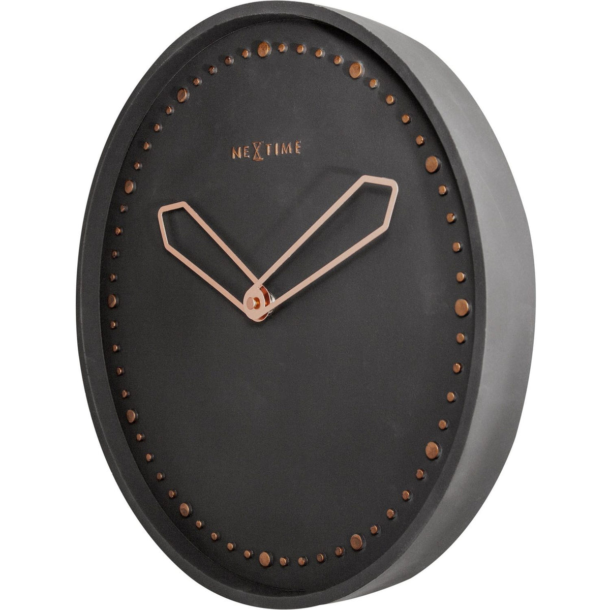 Cross ø35 cm Väggklocka Svart/Guld