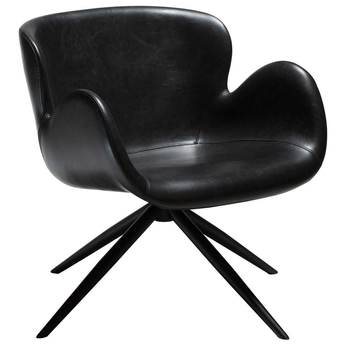 Gaia Loungefåtölj Vintage Black
