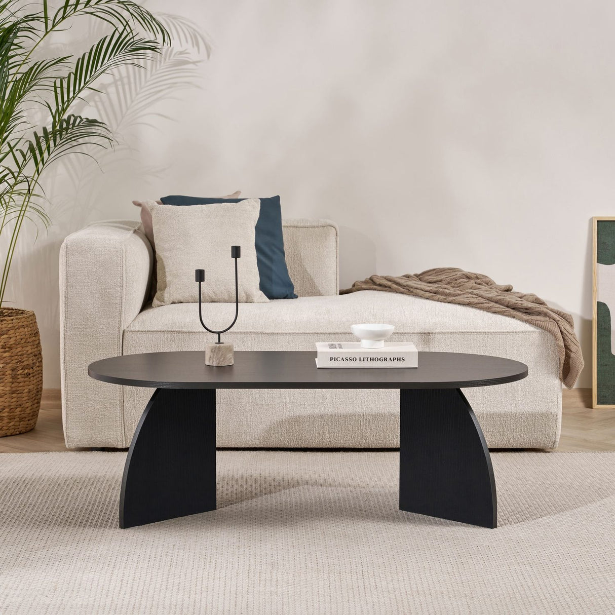 Casta Soffbord Wood Black