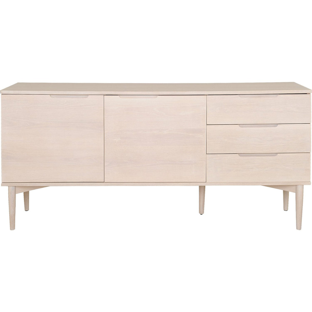 Karmöy Sideboard 2+3 Vitpigmenterad