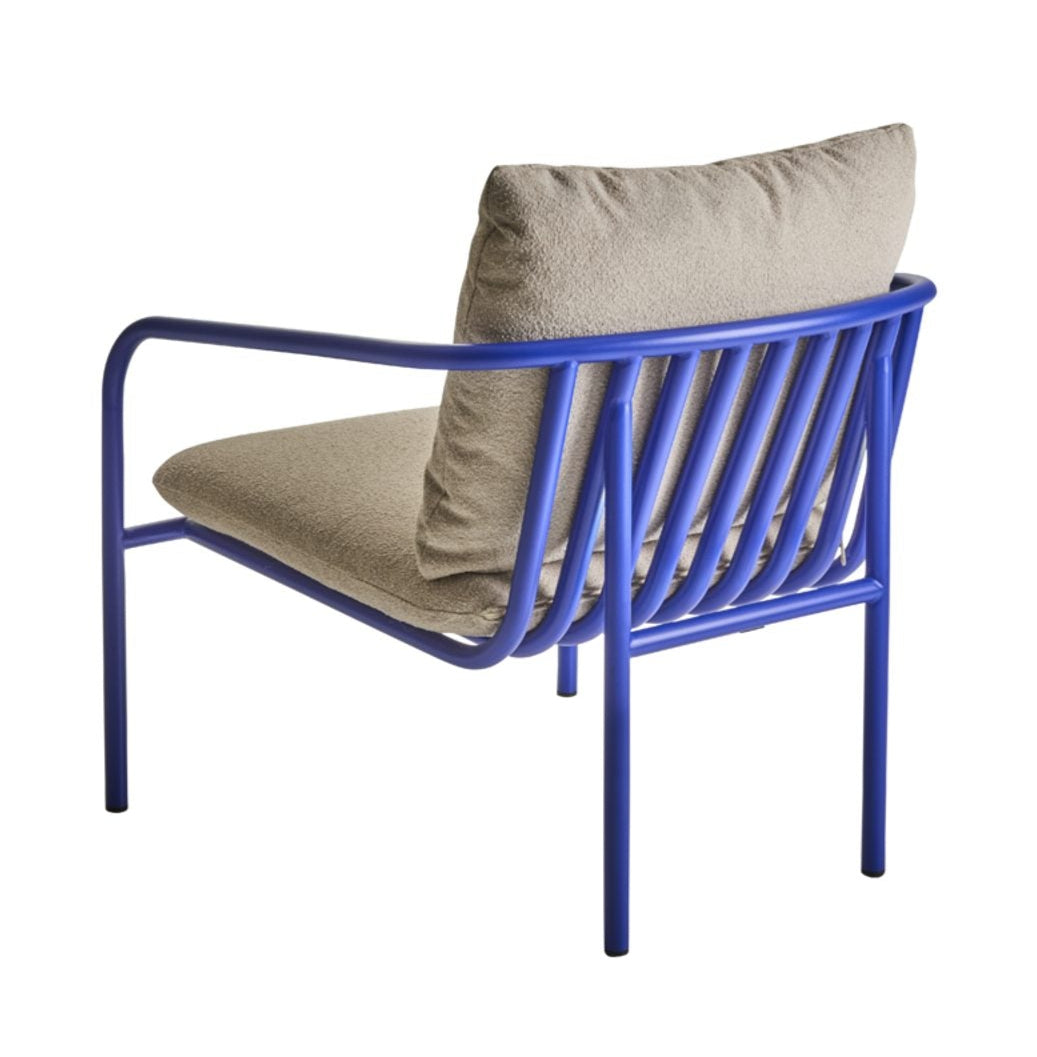 Bendt Utefåtölj Indigo Blue/Teddy Beige