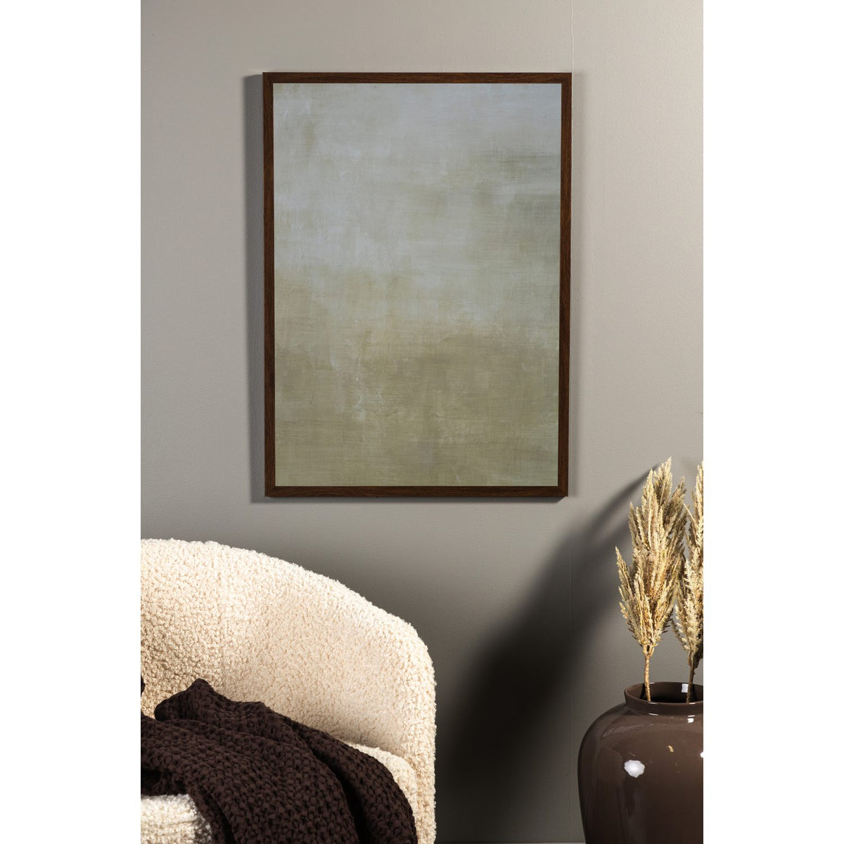 Målad konst Poster Grön, 50 x 70 cm