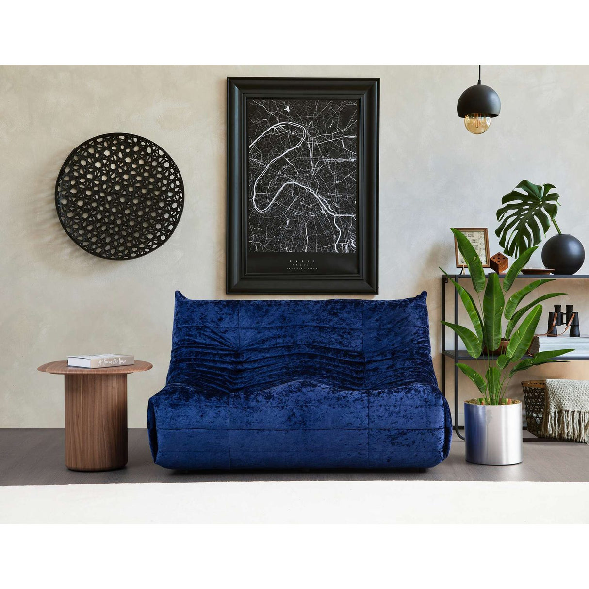 Liza 2-sits soffa Blå