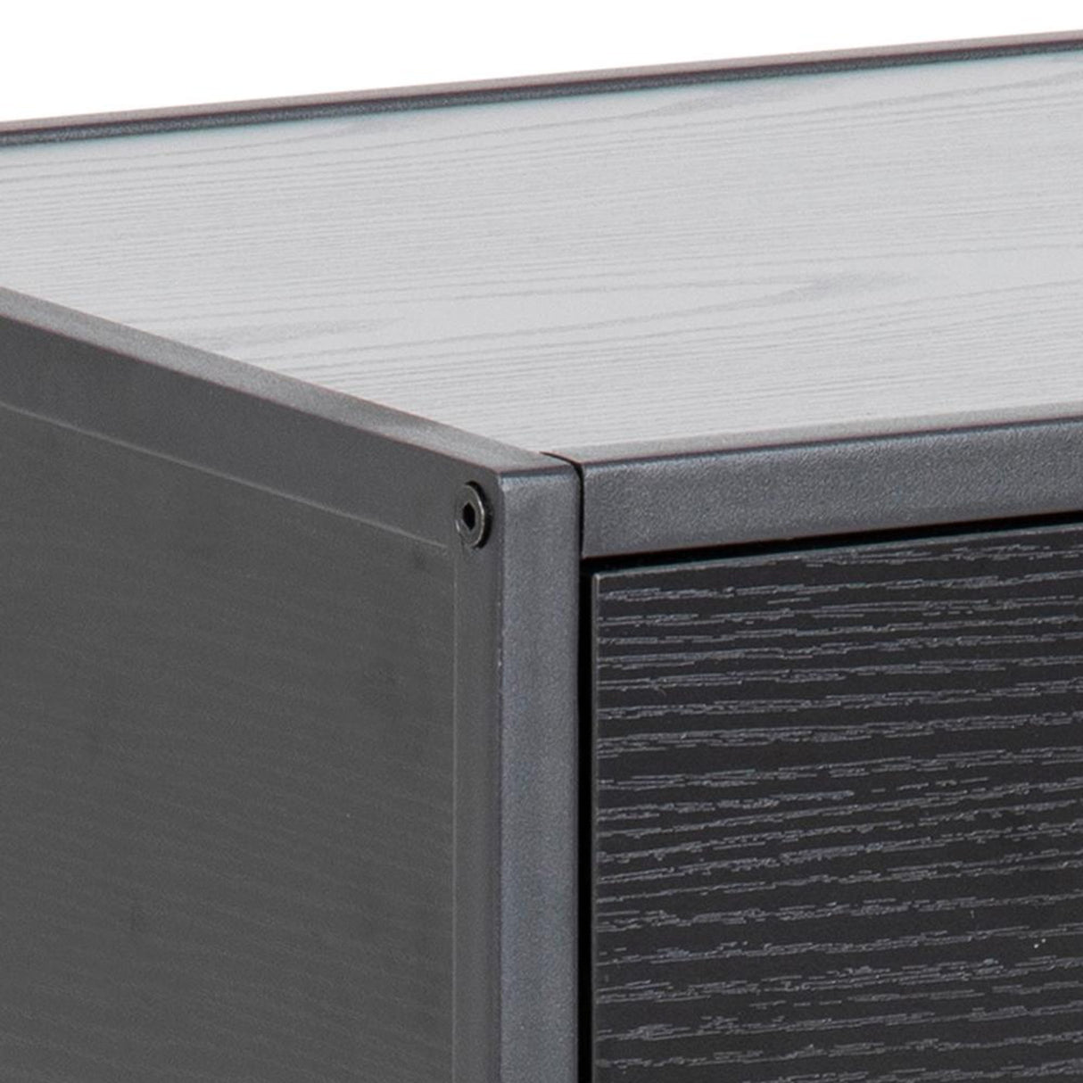 Notting Hill Sängbord 42x35 cm Svart Ask