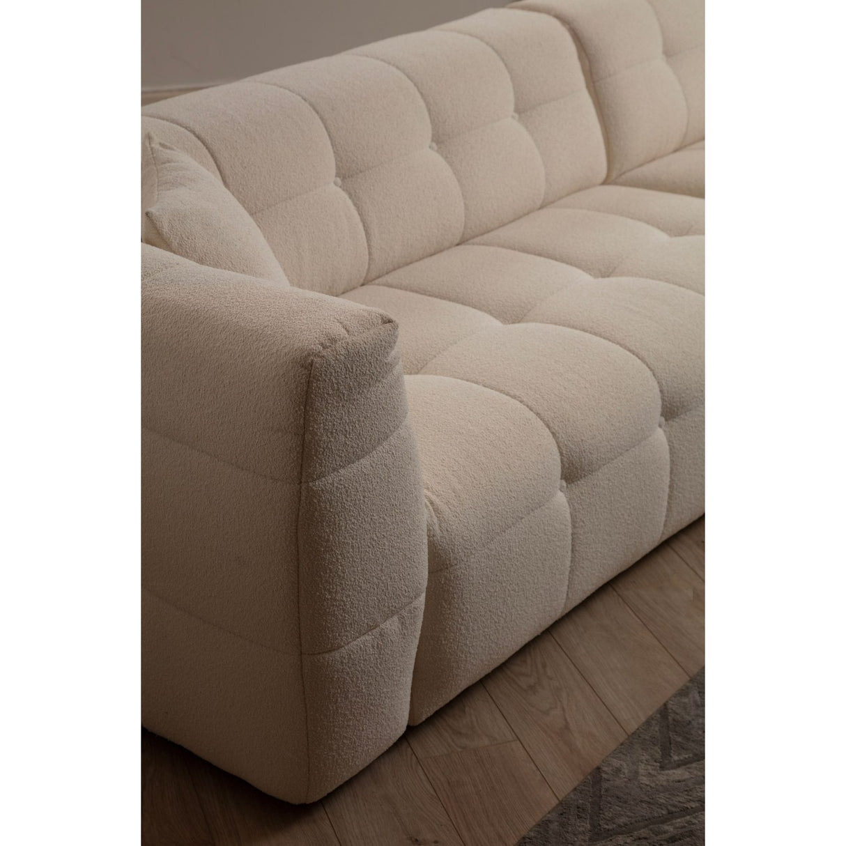 Vaduz Corner (300-150 x 100 x 72 cm) Beige Hörnsoffa Höger