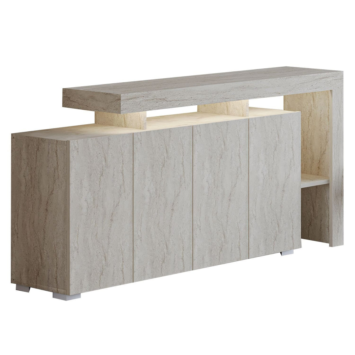 Cork (170 x 80 x 35 cm) Konsolbord Travertin