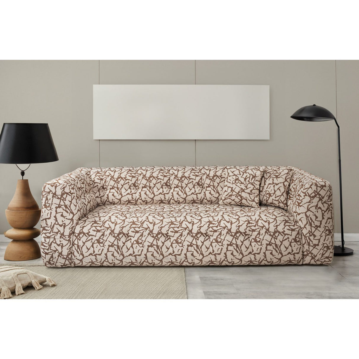 Bamako (235 x 100 x 72 cm) 3-sitssoffa Tan