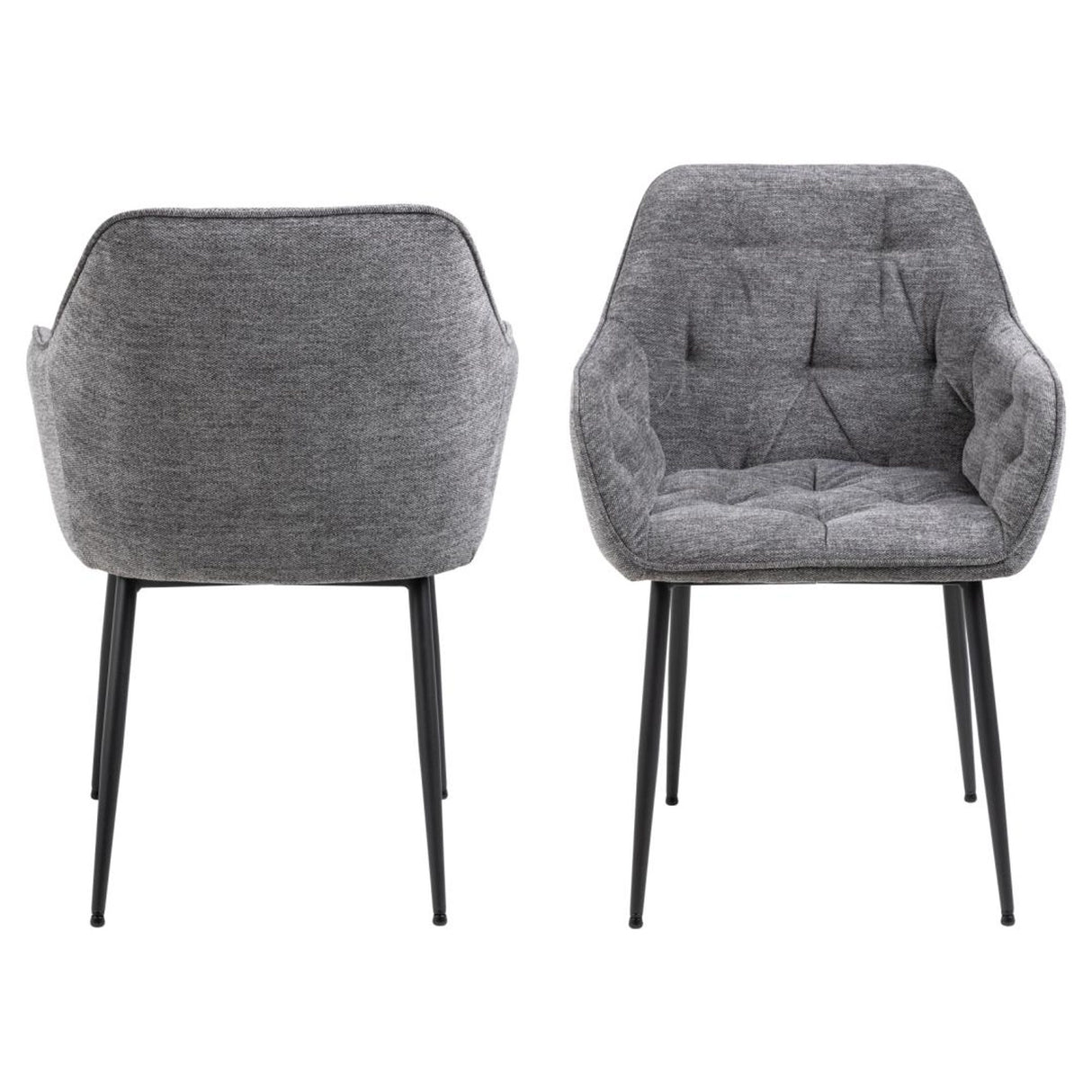 Toulon Karmstol Skyland tyg Antracit