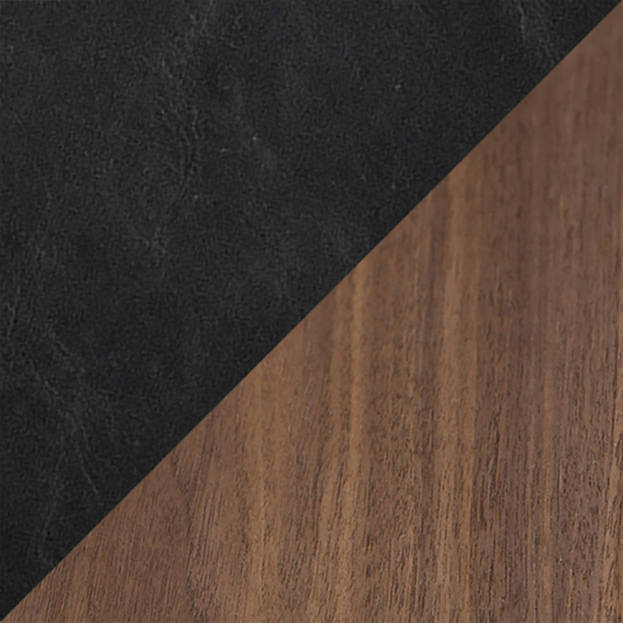 S.I.T Stol Vintage Black Art.Leather, Walnut