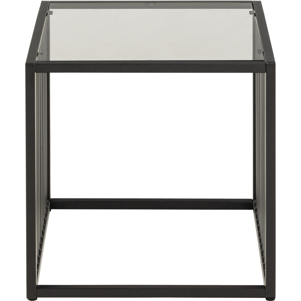 Auxerre Sidobord 40x40x40 cm Härdat glas