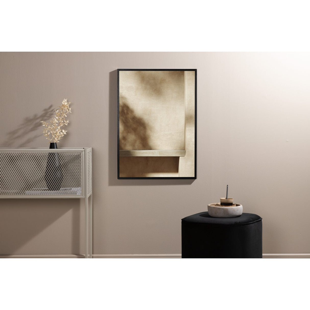 Strand Poster Beige, 21 x 30 cm